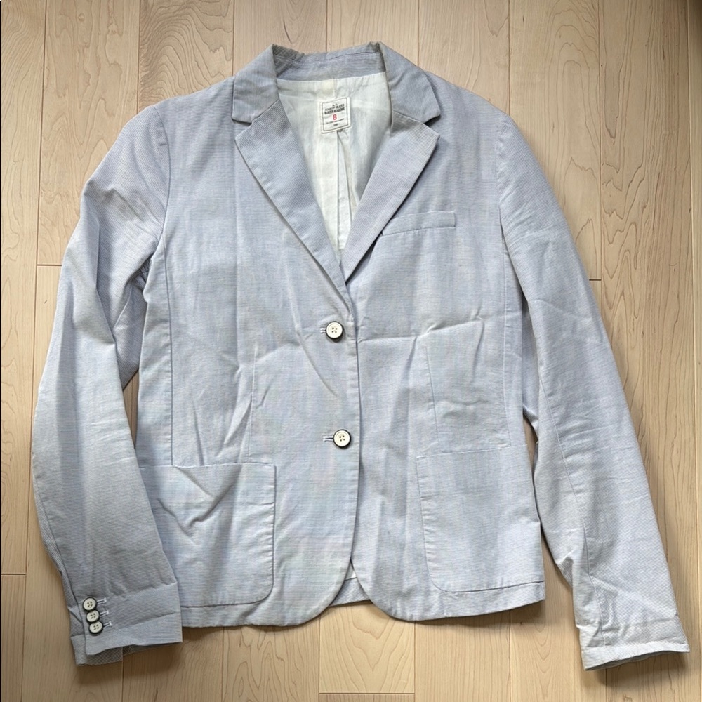 Women's blue and white Gap Blazer